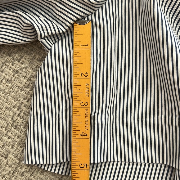 NWT Dress Barn Striped Chino Shorts - Picture 7 of 13